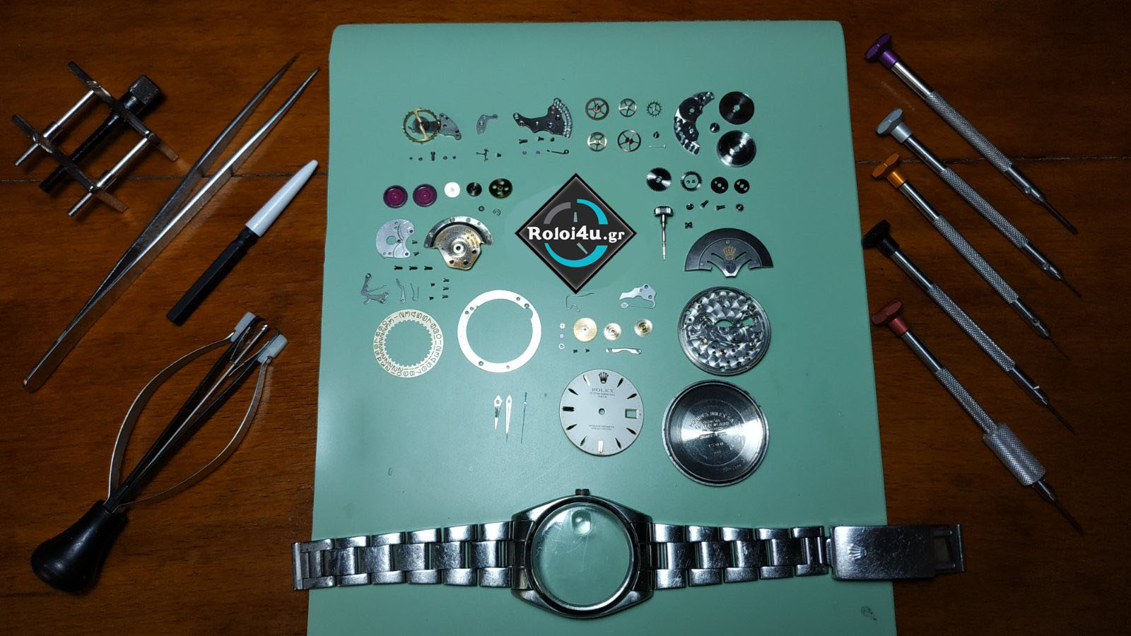 Επισκευή ρολογιού κλασικού Rolex chrono