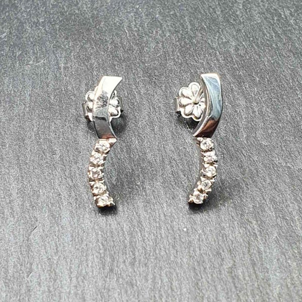 gold earrings 14k 888
