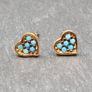 gold earrings 447