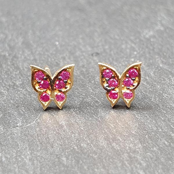 gold earrings 453